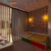 Детская комната в стиле LEGO в 3d max corona render изображение