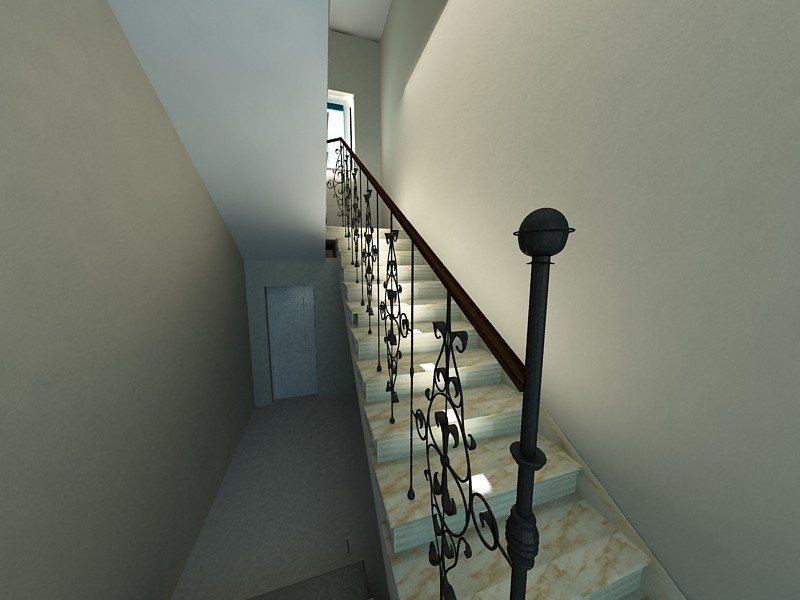 lestnica in 3d max vray immagine