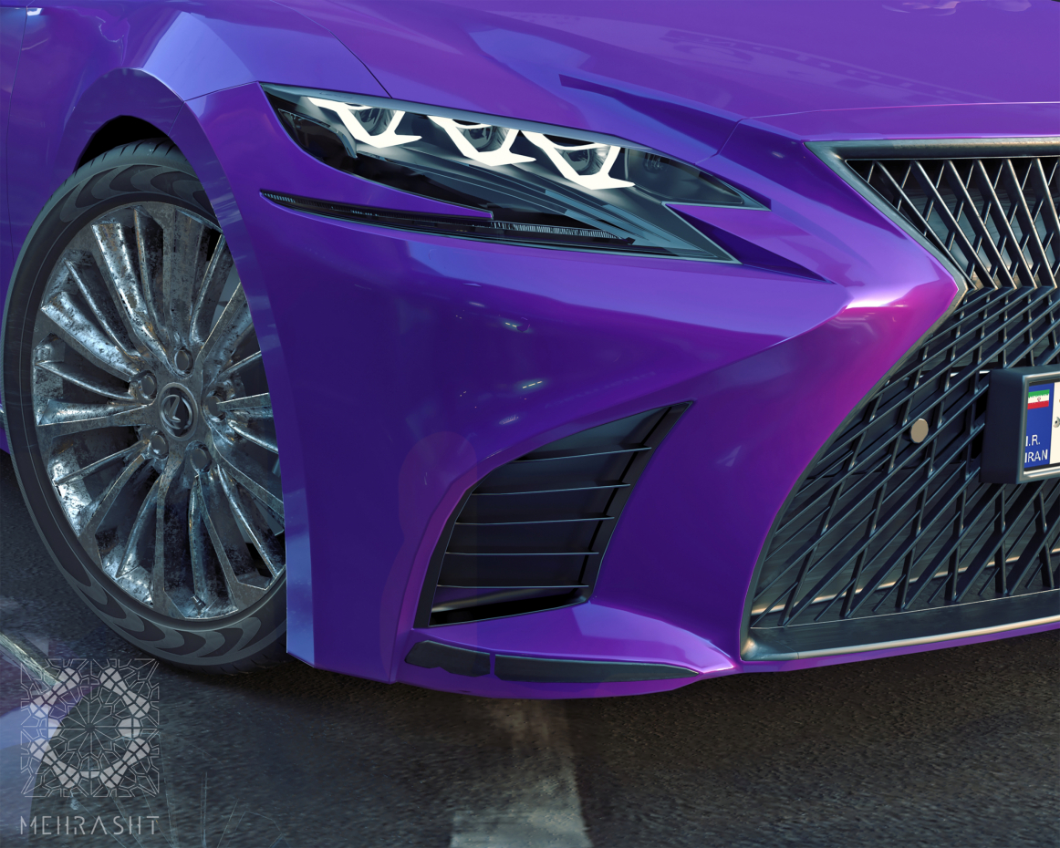 Lexus dans 3d max vray 3.0 image