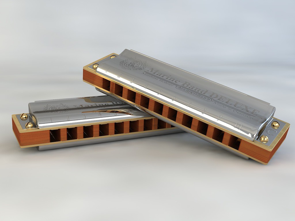 Harmonica HOHNER in Cinema 4d Other image