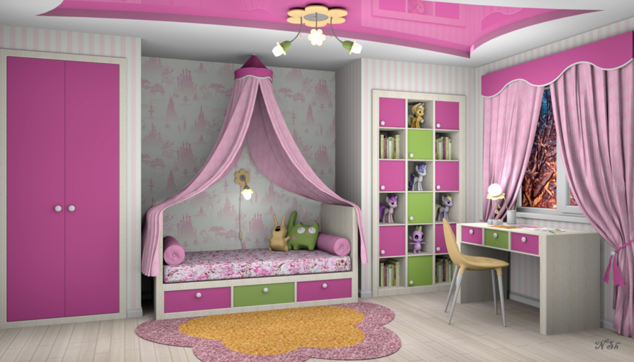 Children's room for a girl in Other thing Other image