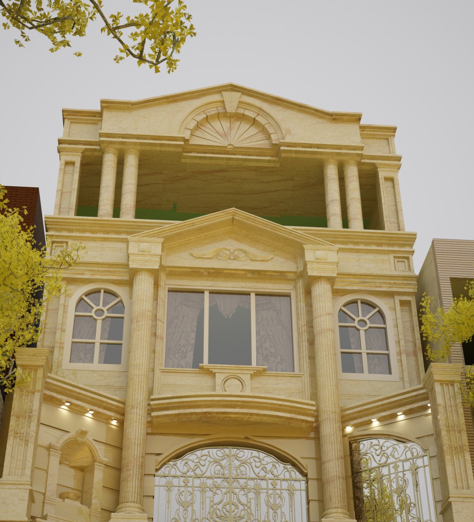 Residence Roma in 3d max vray immagine
