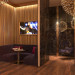 Lounge bölge in 3d max corona render resim