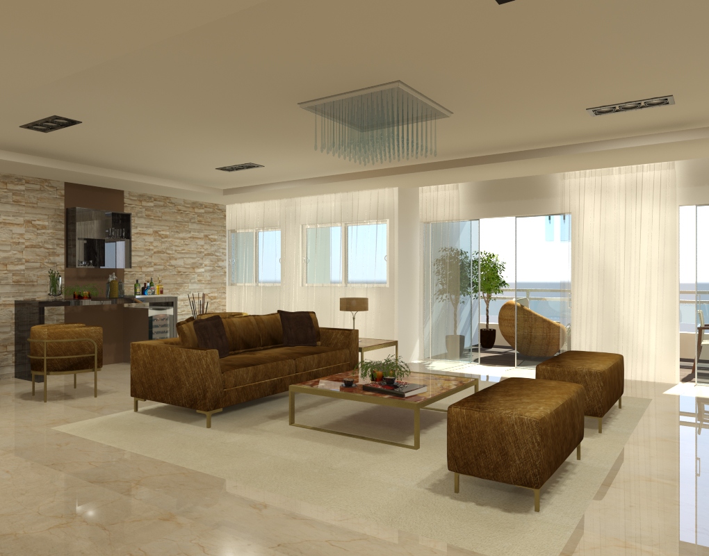 render living design arqshio in 3d max mental ray image