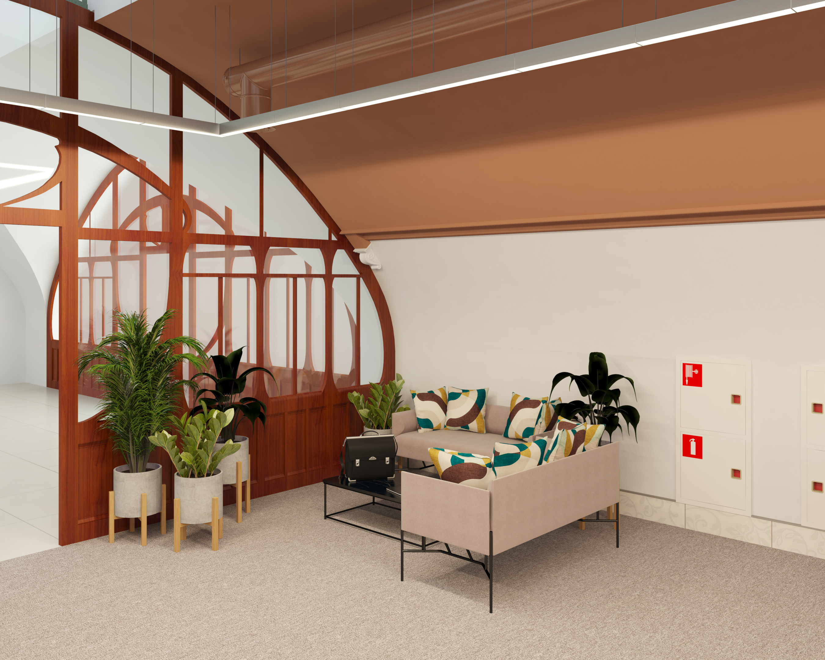 Office in St. Petersburg in 3d max vray 3.0 image