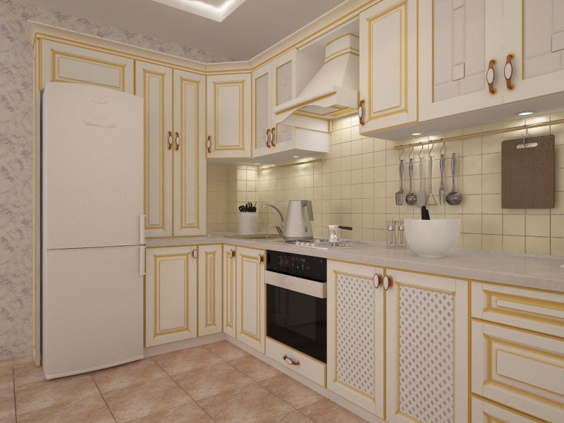 classic kitchen ... in 3d max vray 2.5 image