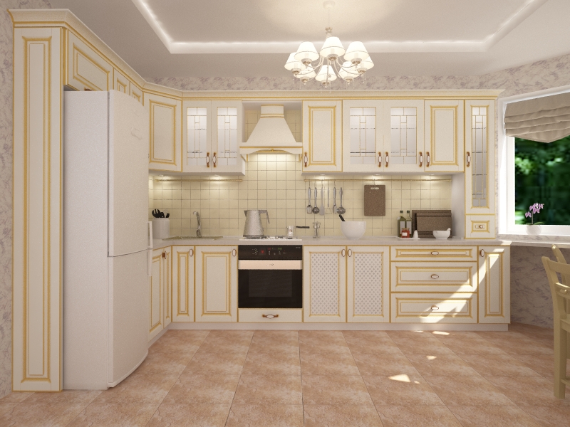 classic kitchen ... in 3d max vray 2.5 image