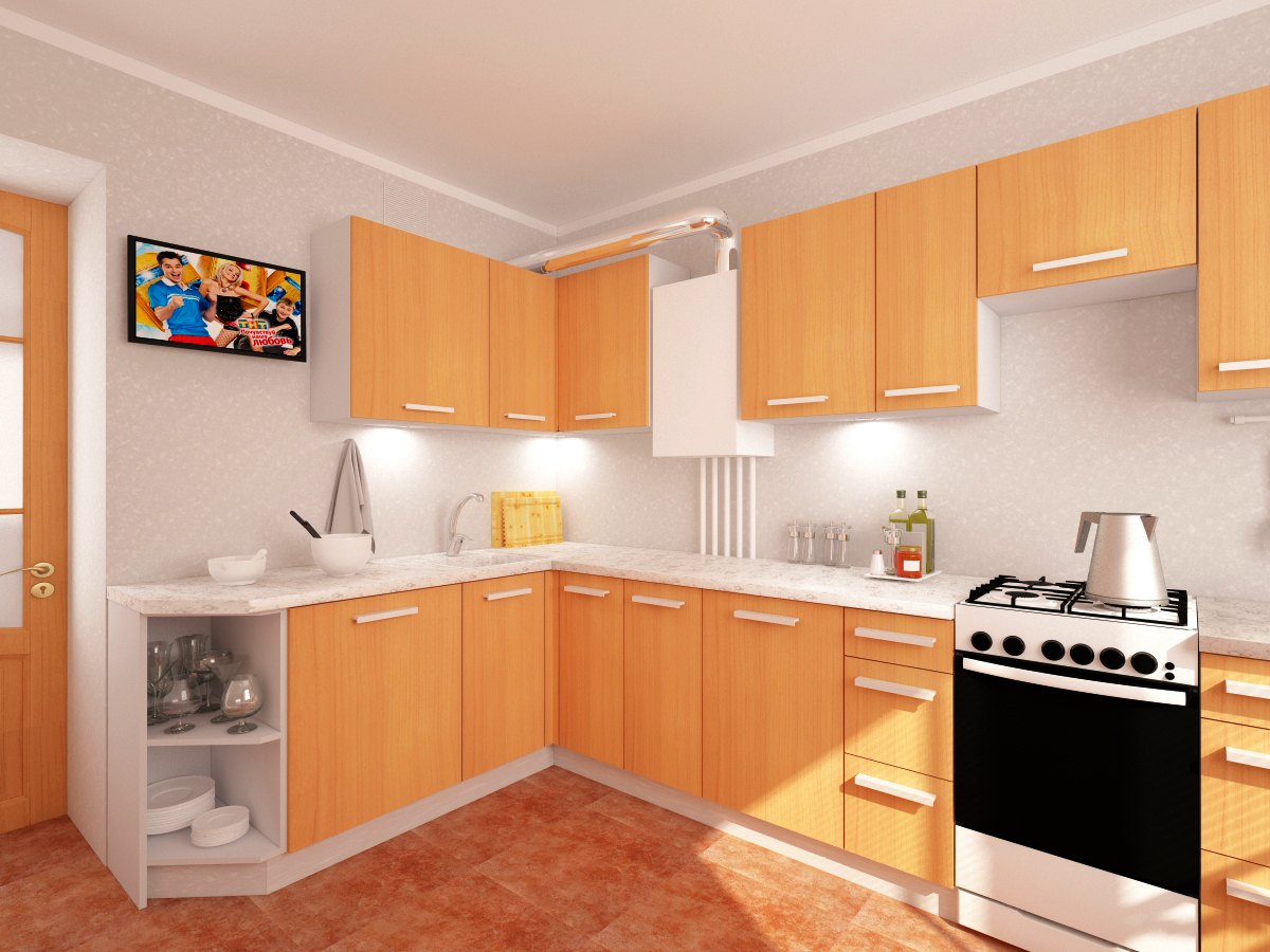 kitchen ... chipboard! in 3d max vray 2.5 image