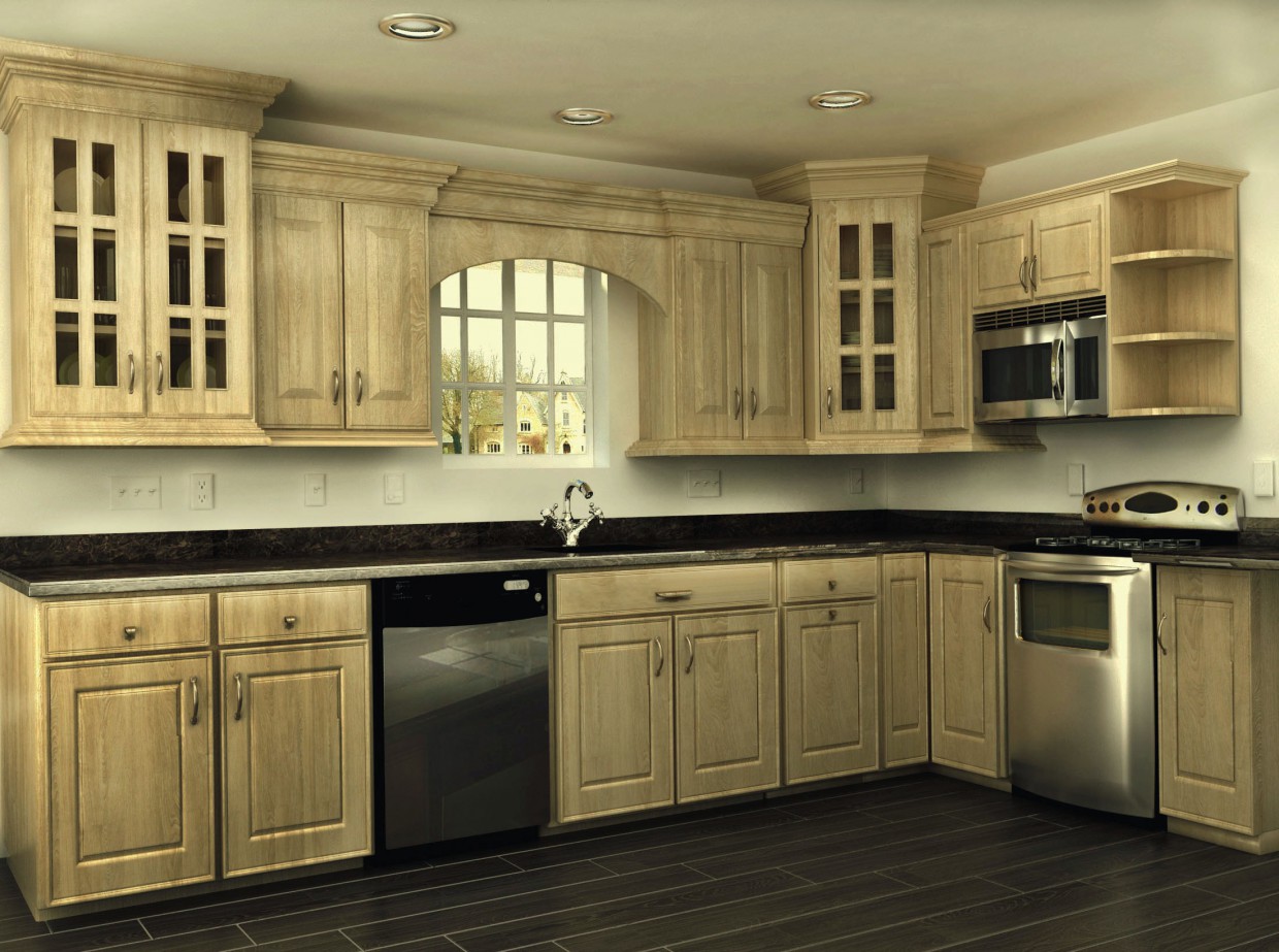 Kitchen from scratch)) in 3d max vray image