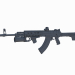 imagen de Modelo Hipoly de la versión temprana de pistola automática AK-12 en 3d max vray 2.0
