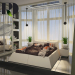 One room flat in 3d max vray 2.0 image