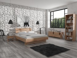 Urban skandinavische Schlafzimmer