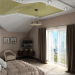 चेरनिगोव में अटारी में बेडरूम का आंतरिक डिजाइन 3d max vray 1.5 में प्रस्तुत छवि