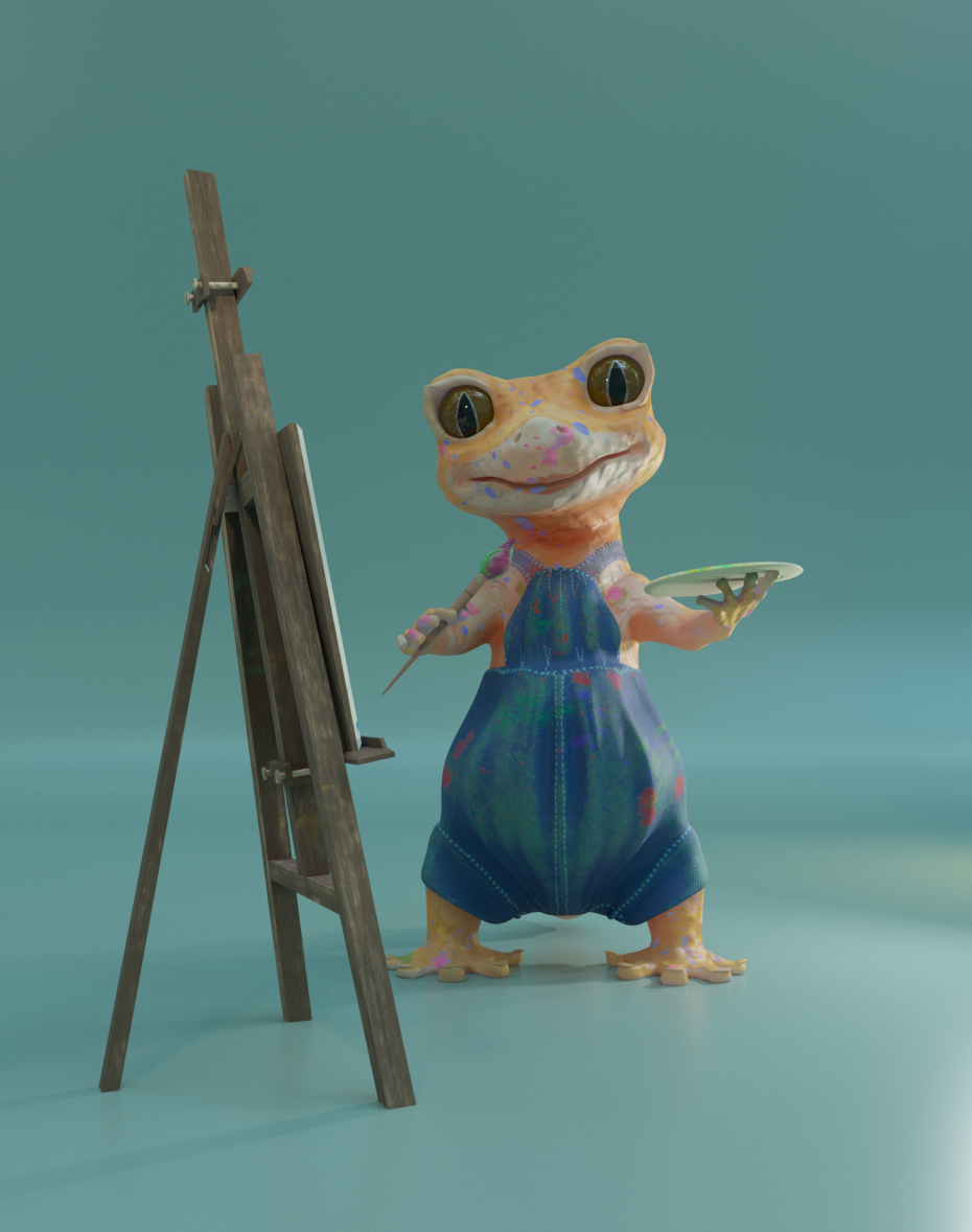 Young artist in Maya Other image