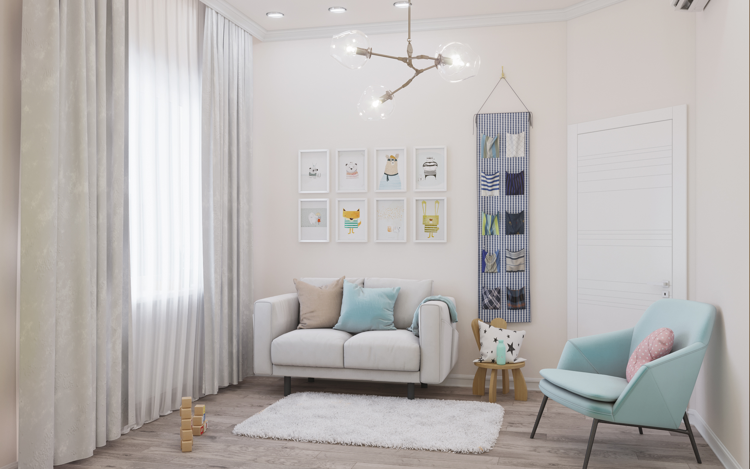 imagen de Apartamento familiar en 3d max corona render