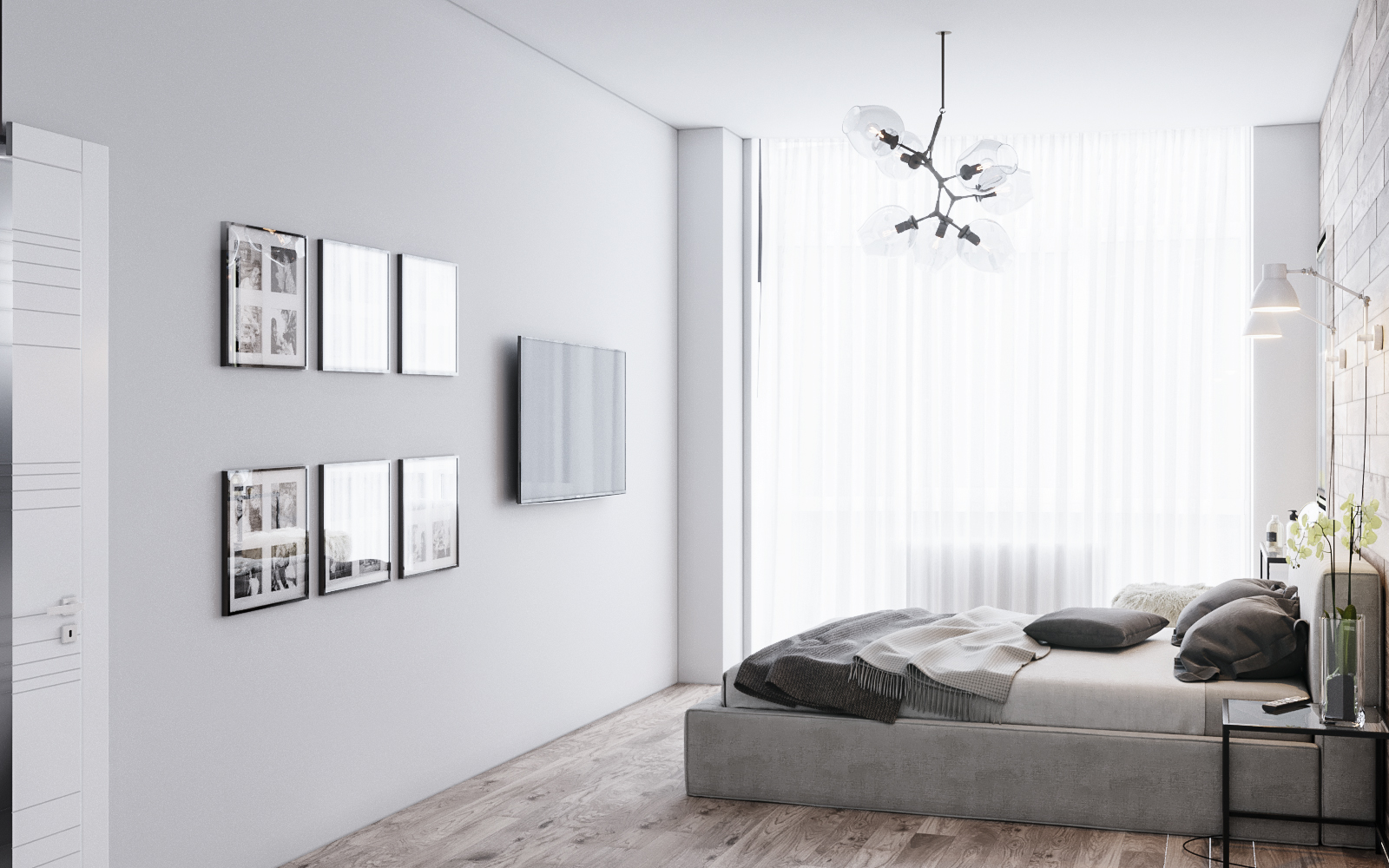 imagen de Apartamento familiar en 3d max corona render