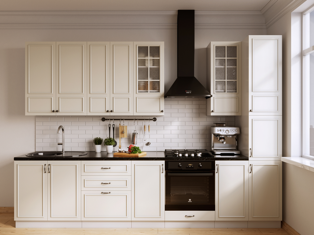 कैटलॉग के लिए रसोई 3d max corona render में प्रस्तुत छवि