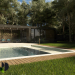 Частный дом в 3d max corona render изображение