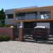 Modern house in SketchUp vray 3.0 image