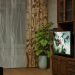 imagen de sala de estar en 3d max Corona render 7
