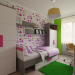 Children's room for a girl in SketchUp vray 3.0 image