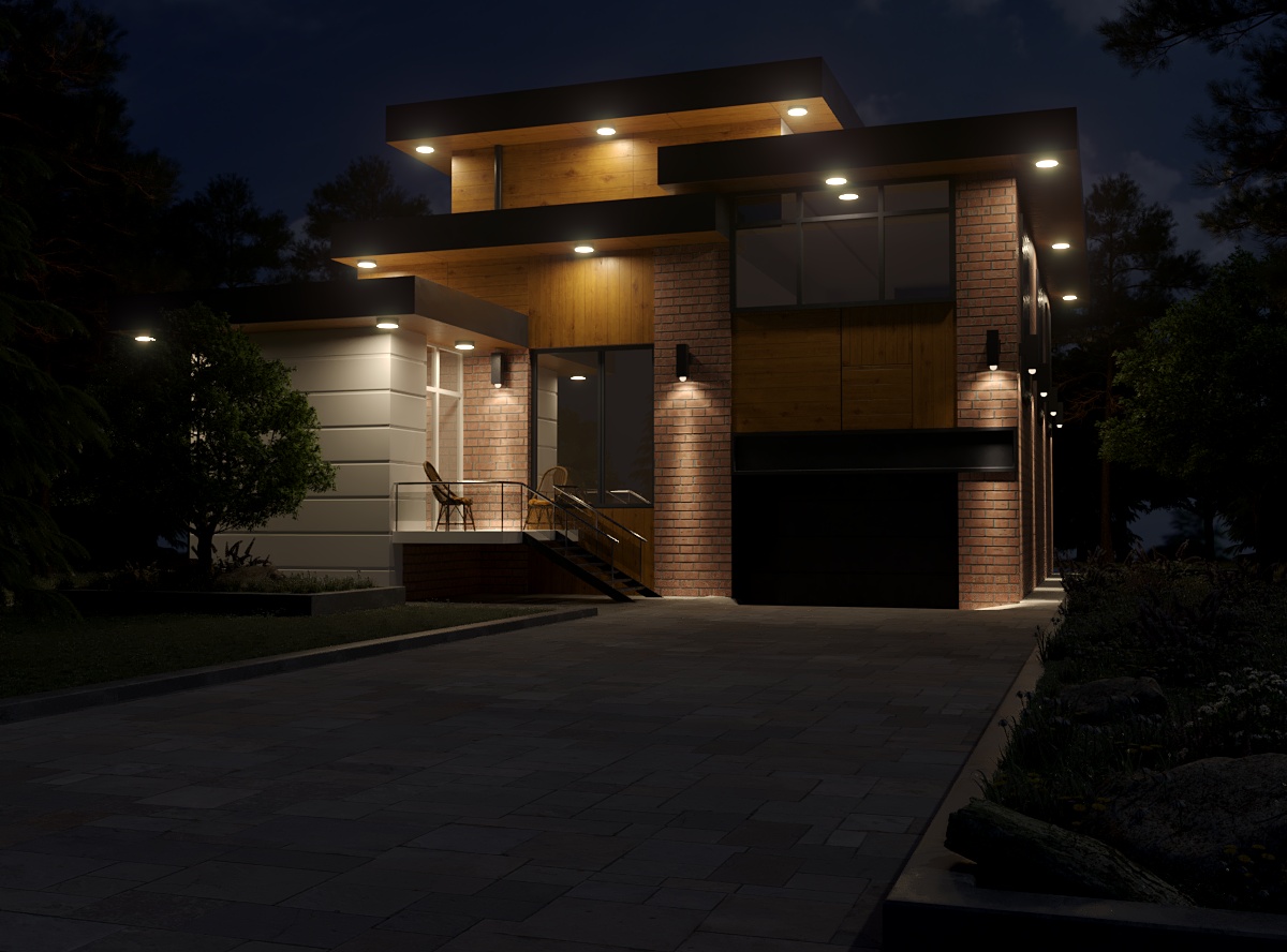 imagen de Simply House :) en 3d max corona render