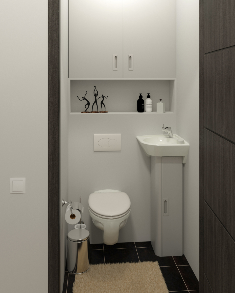 Guest bathroom in SketchUp vray 3.0 image