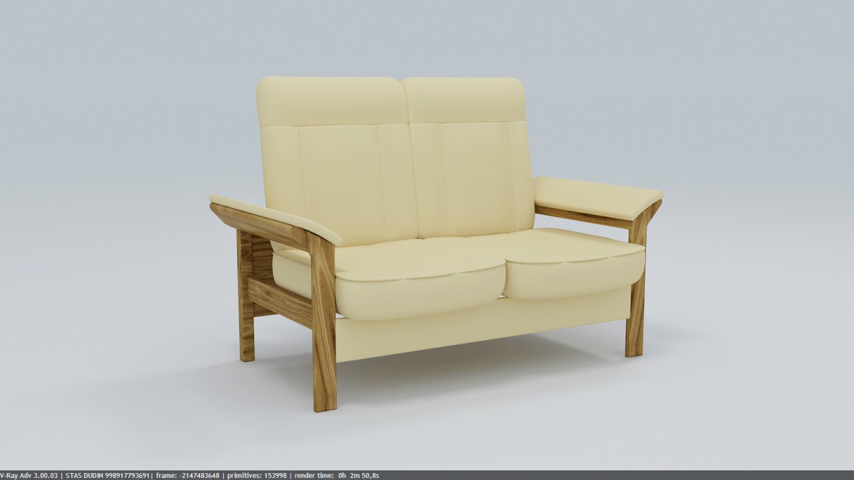 Sofa MEDIOLAN 2F in 3d max vray 3.0 image