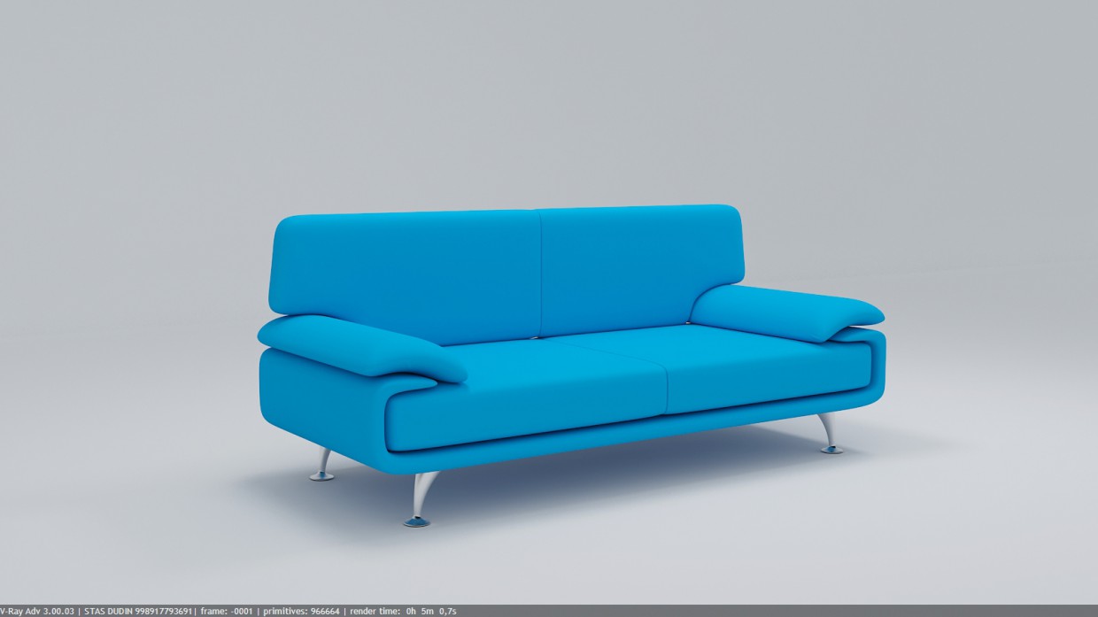 Sofa EMMA 3DL in 3d max vray 3.0 image