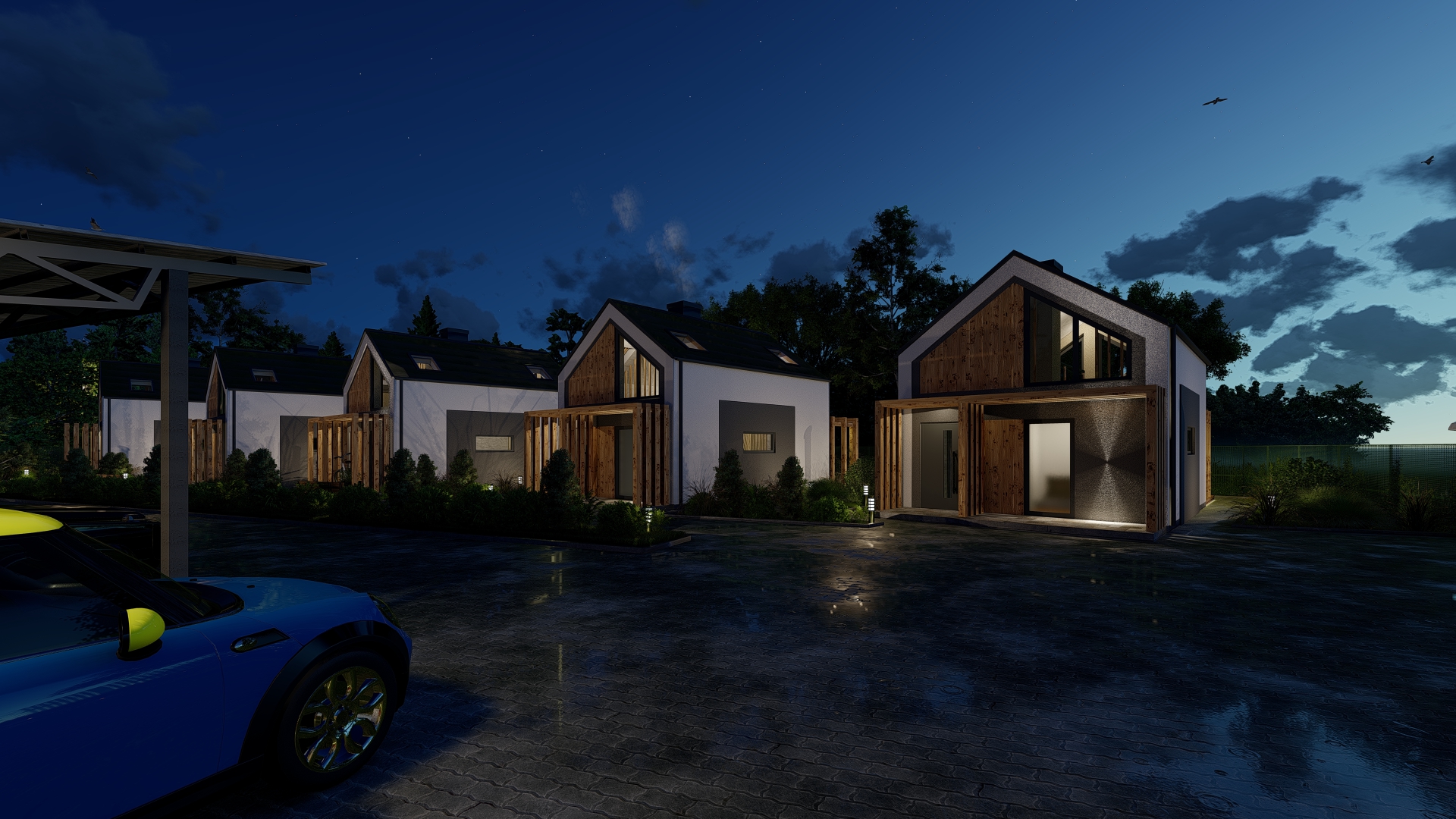 Modular town. Exterior in 3d max Other image