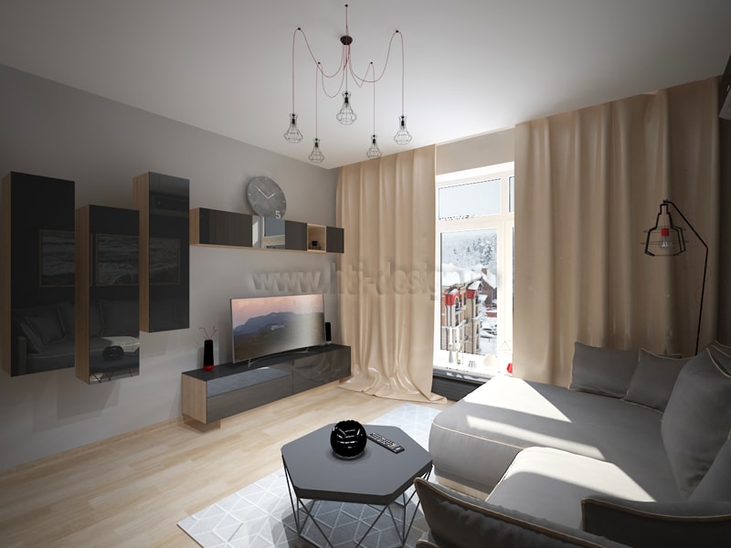 Modern Living Room in 3d max vray 2.0 immagine