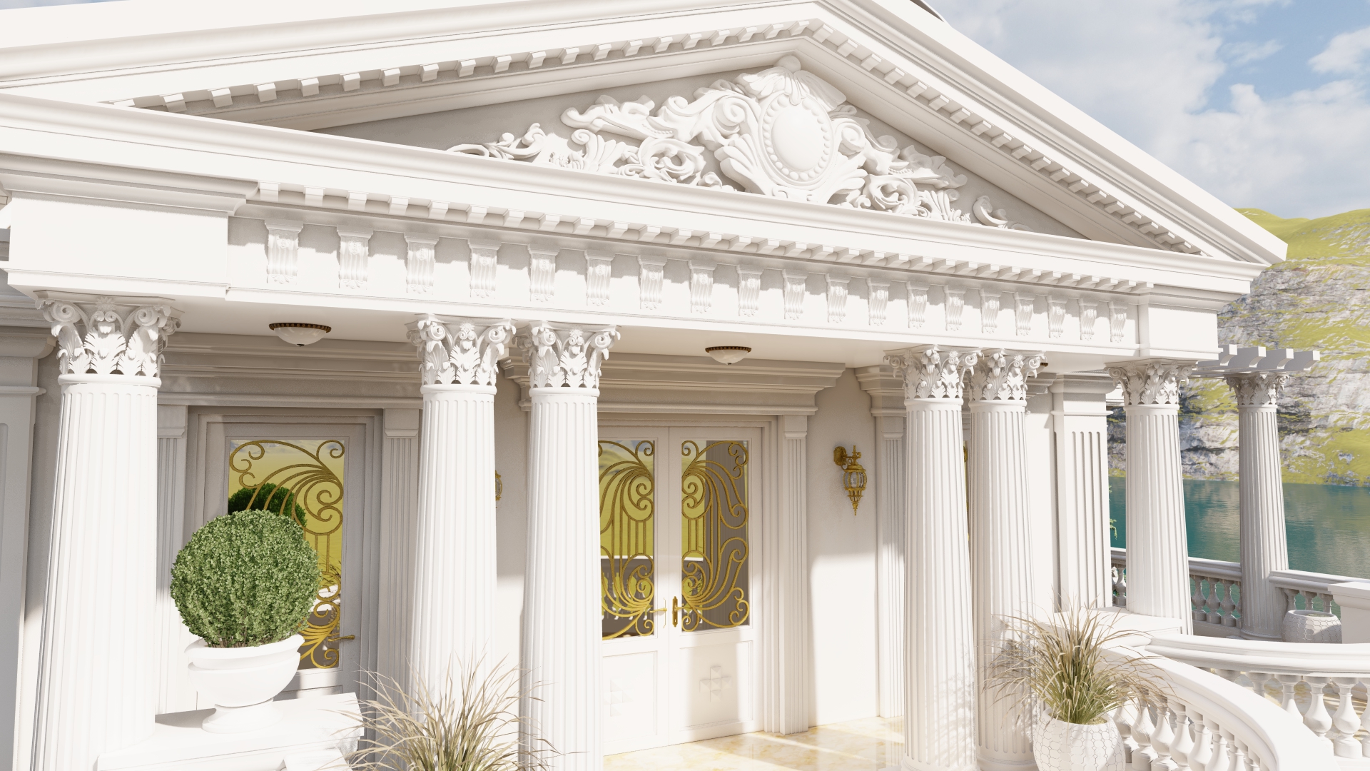 Classic exterior. in 3d max Other image
