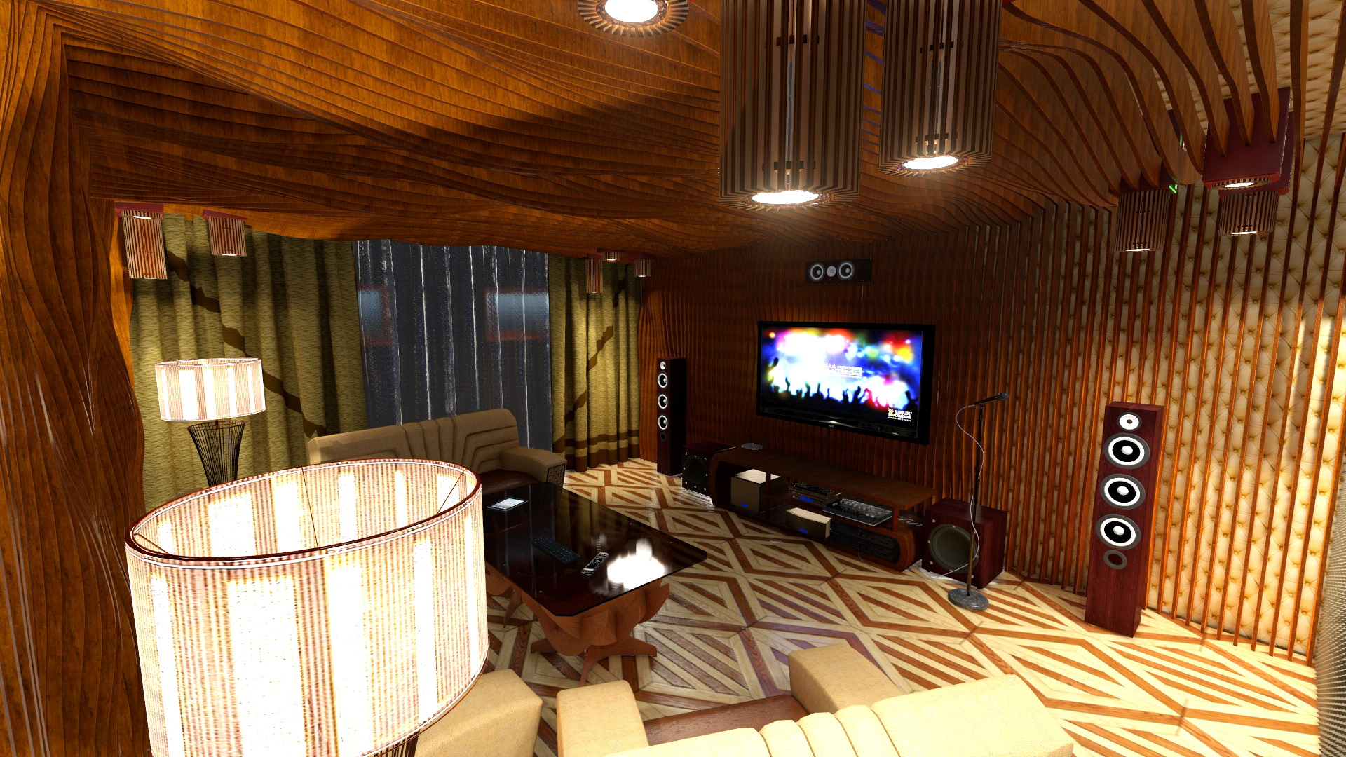 Interior design 3D, Karaoke nello stile di PARAMETRIC. (Video allegato). in Cinema 4d Other immagine