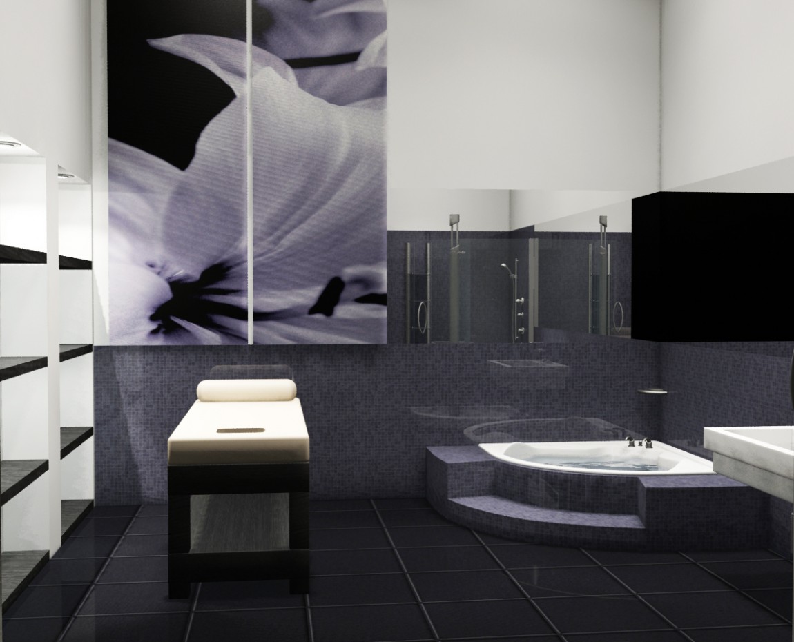 Spa in 3d max mental ray image
