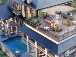 Diseño exterior para el hogar por el estudio de diseño arquitectónico 3D.