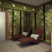 Sala lounge in una sauna in 3d max vray immagine