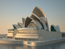 Modelado 3D Ópera de Sydney