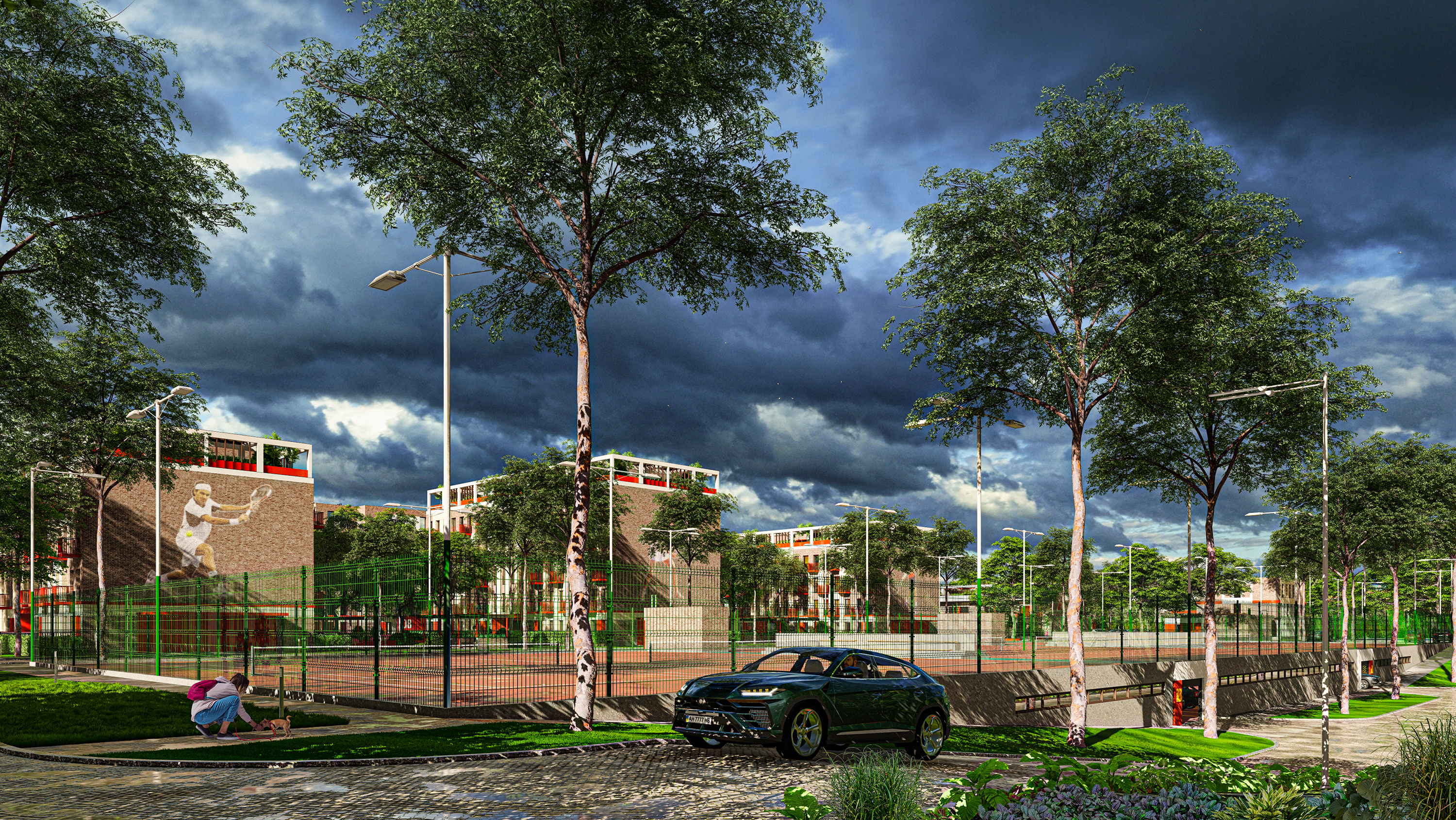 Residential complex "DAVIS-2" in 3d max Other image
