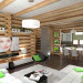 Casa de madeira em 3d max vray imagem