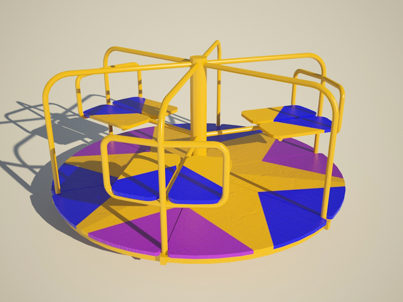 Carousel in 3d max vray 3.0 image