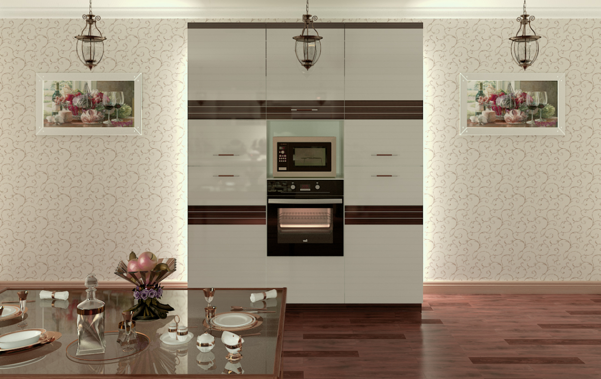 Кухня в 3d max vray 2.5 изображение