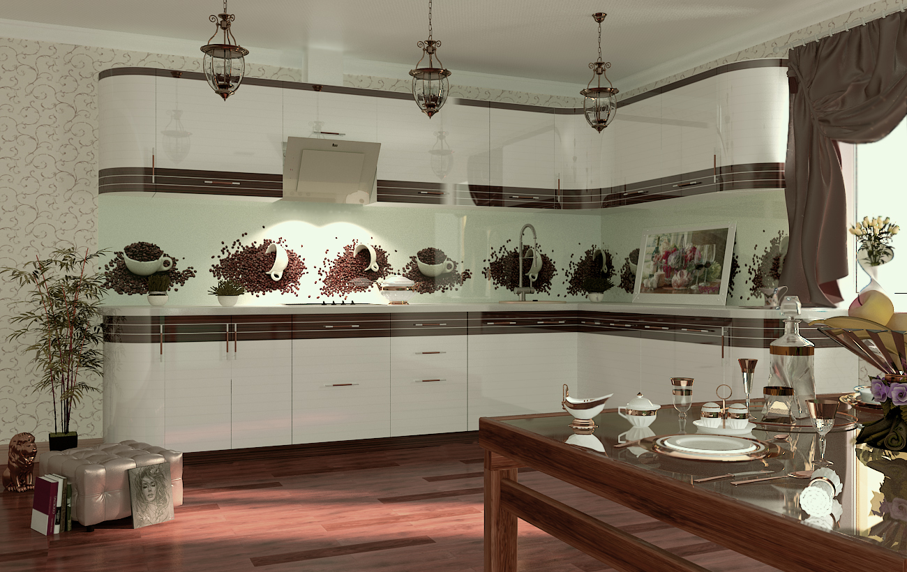 Kitchen in 3d max vray 2.5 image