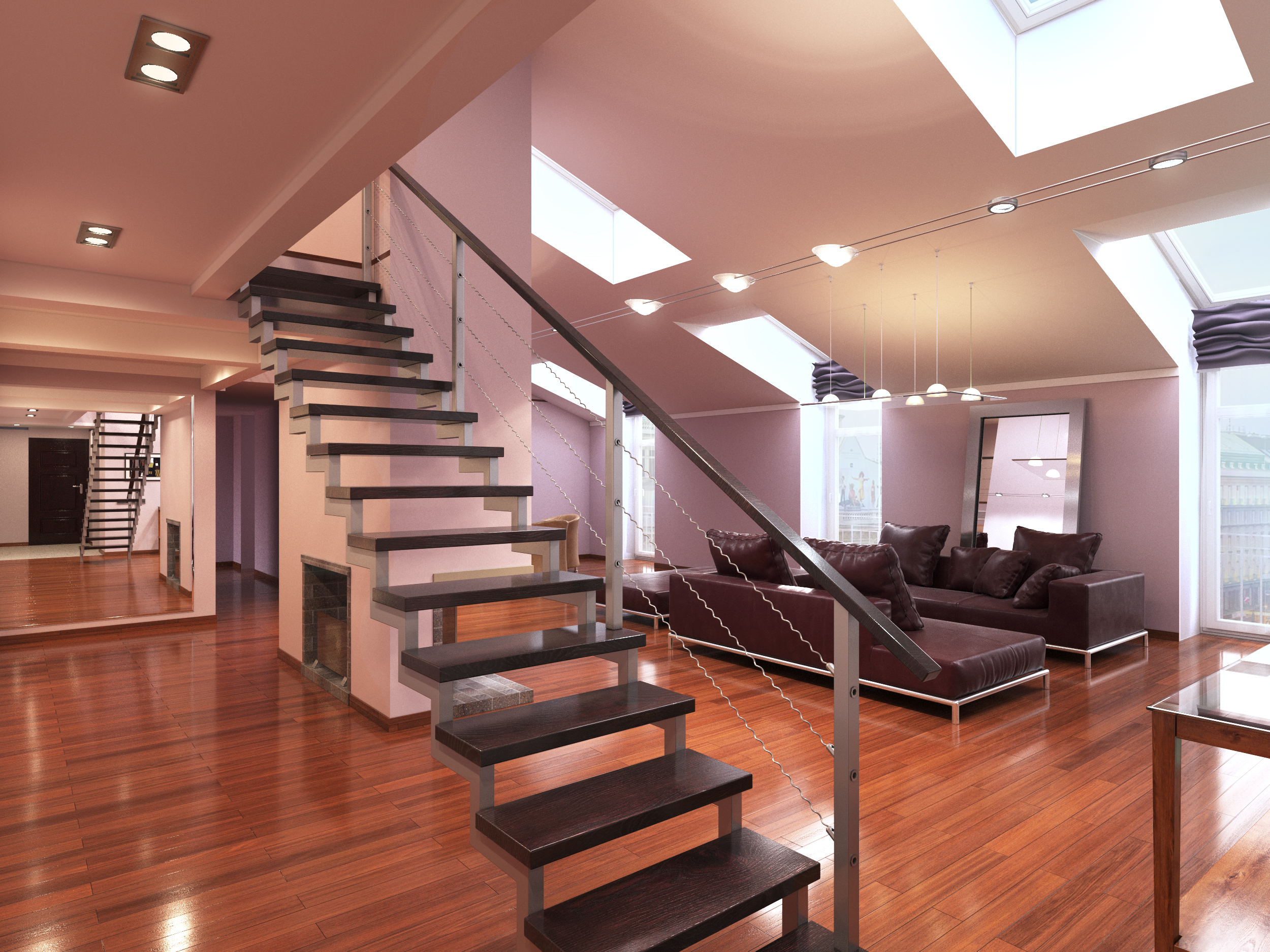 Квартира в Спб в 3d max corona render изображение