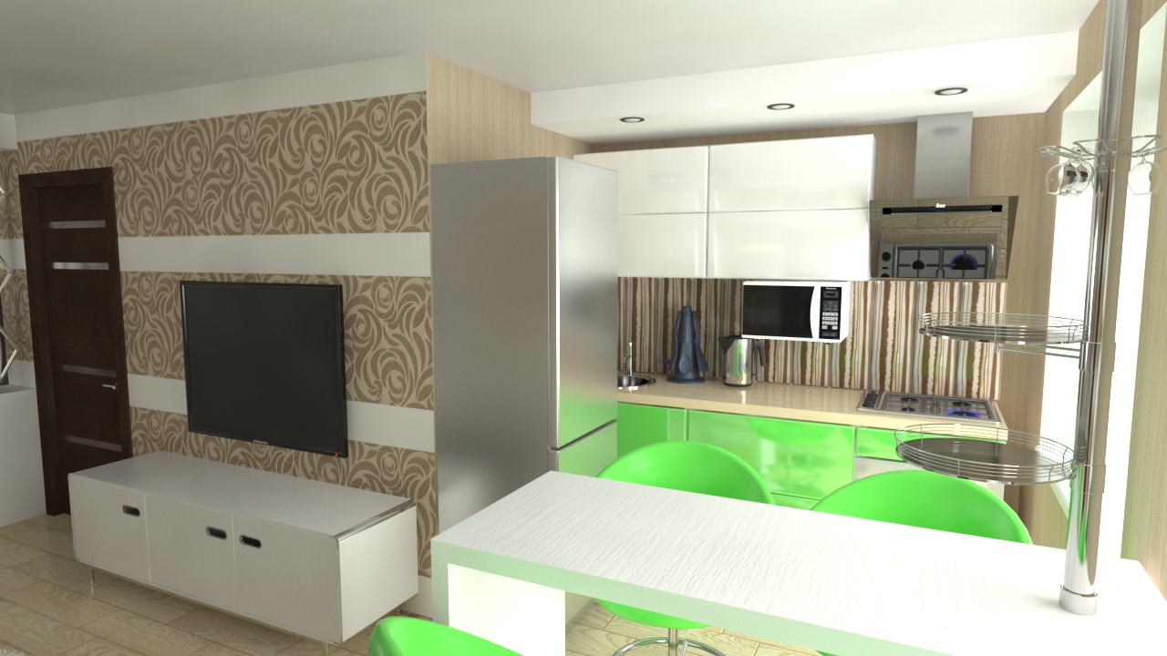 Khruschovka in 3d max vray 3.0 immagine