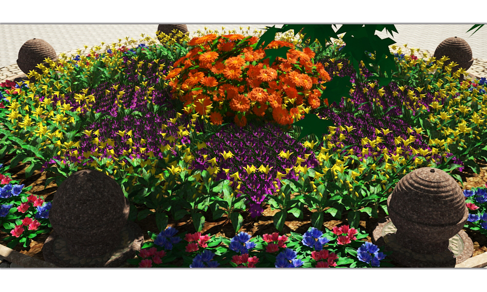 Colori estivi in 3d max vray 3.0 immagine