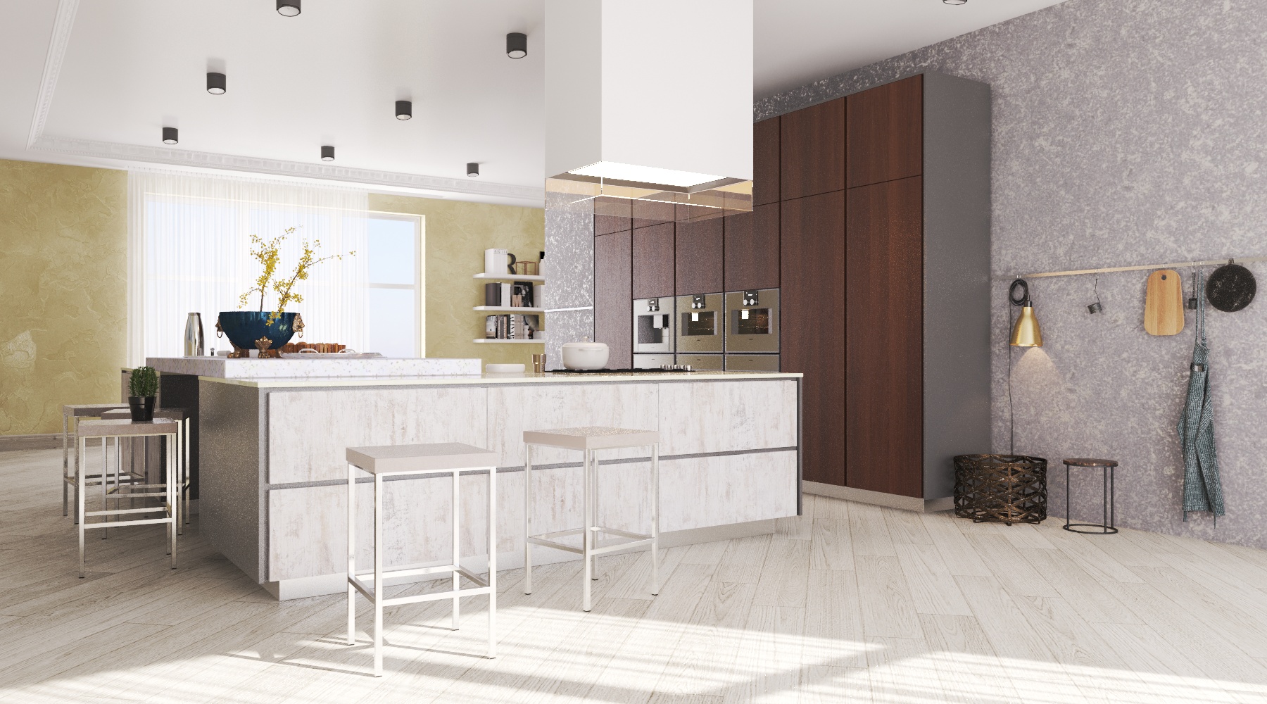 Modern Kitchen in 3d max vray 3.0 image