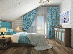 Chambre style chalet!