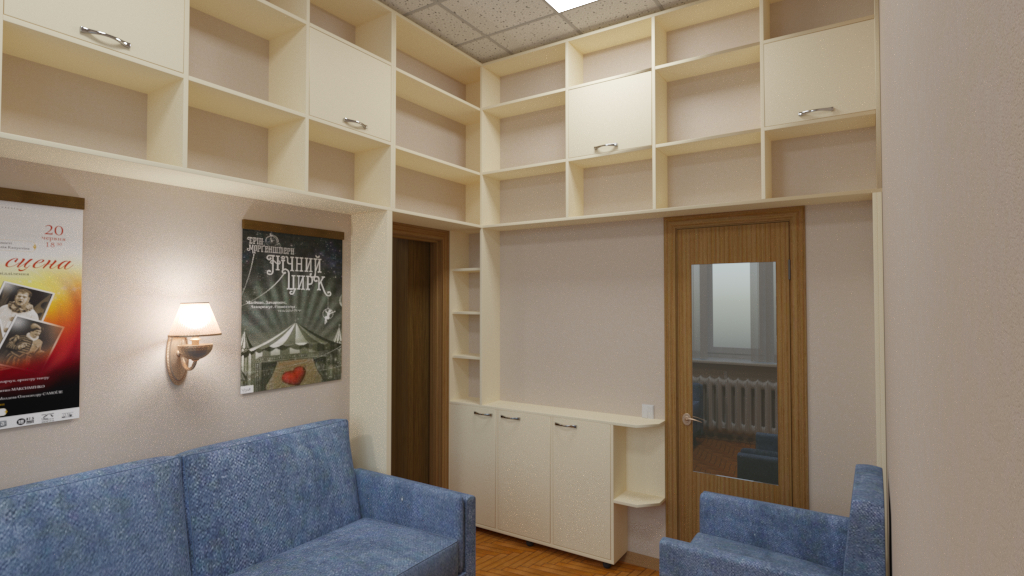 Rest room in 3d max corona render image