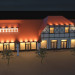 Das Beleuchtungsprojekt des Shopping Centers in 3d max corona render Bild