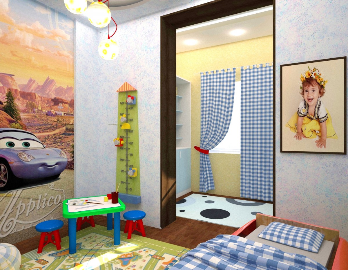 O Interior de um apartamento em 3d max vray imagem